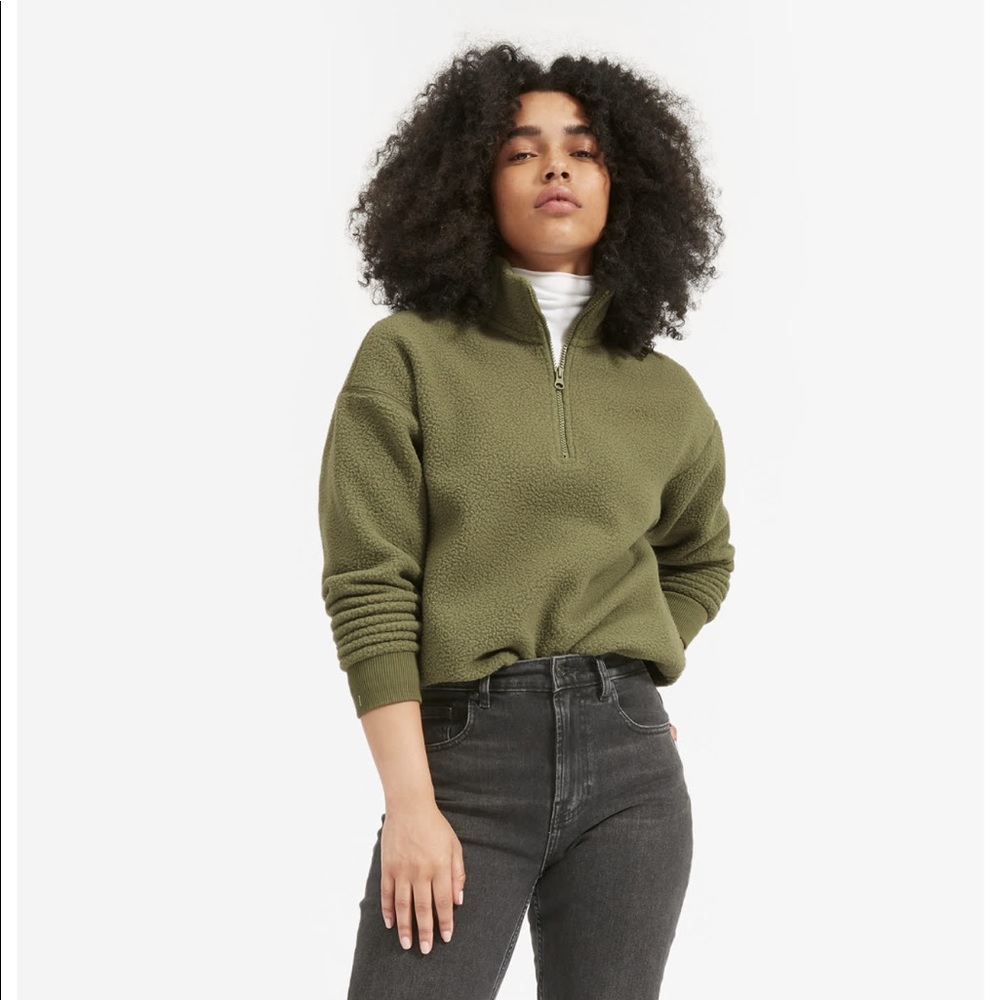 Everlane ReNew Half Zip Fleece